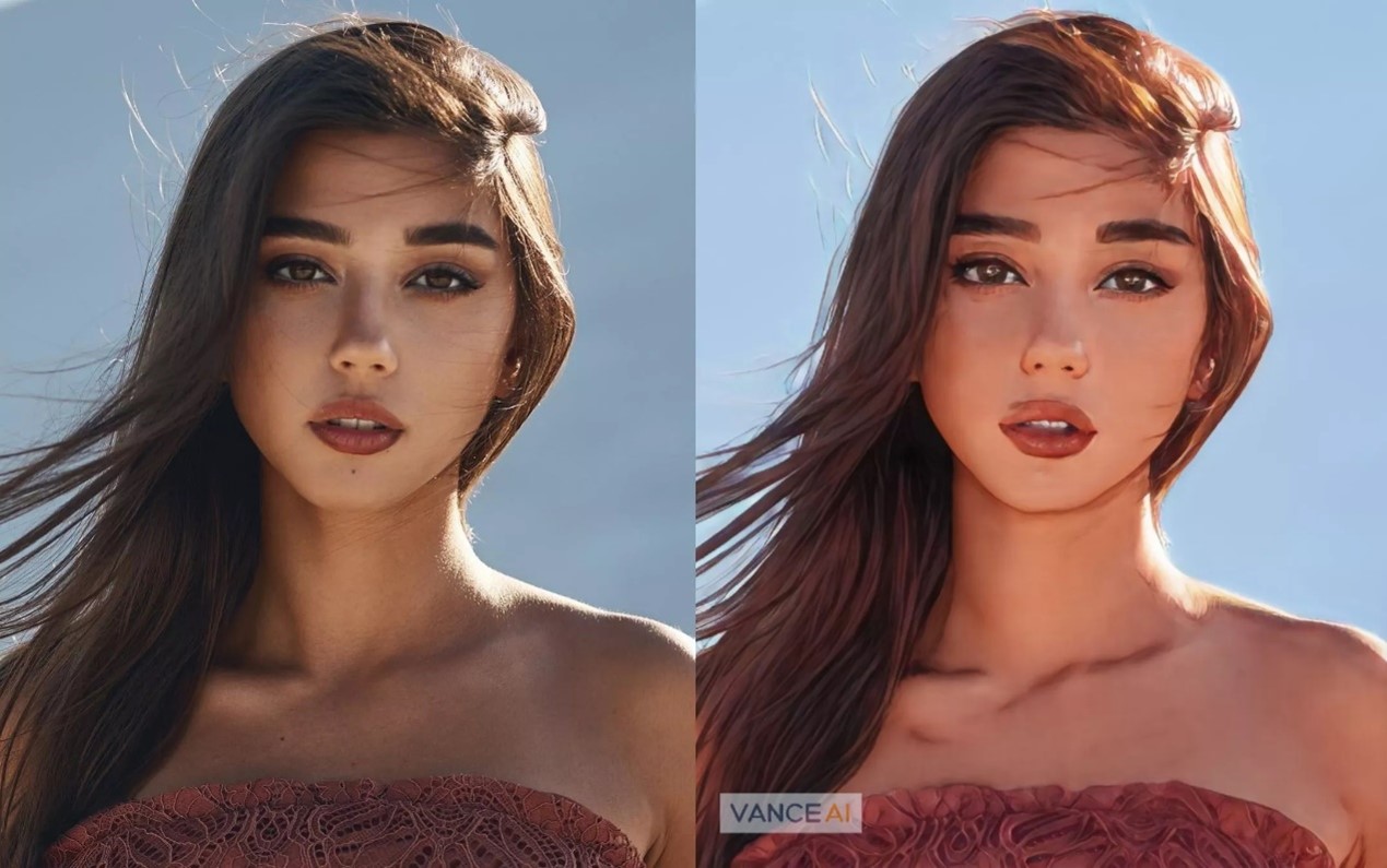 Preview and Download the cartoonized image